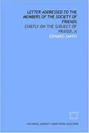 Book cover of Letter addressed to the members of the Society of Friends