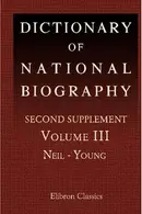 Book cover of Dictionary of National Biography