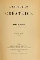 Book cover of L'Évolution créatrice