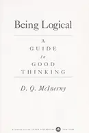 Book cover of Being logical