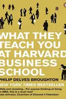 Book cover of What They Teach You at Harvard Business School