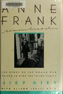 Book cover of Anne Frank remembered