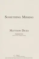 Book cover of Something missing