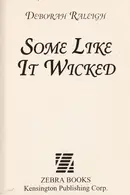 Book cover of Some Like It Wicked