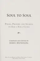 Book cover of Soul to Soul