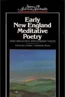 Book cover of Early New England meditative poetry