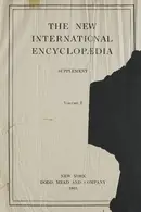 Book cover of The New international encyclopædia: supplement