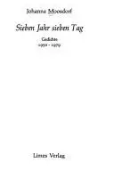 Book cover of Sieben Jahr, sieben Tag