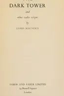 Book cover of The Dark Tower and Other Broadcast Plays