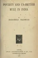 Book cover of Poverty and un-British rule in India