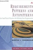 Book cover of Requirements Patterns and Antipatterns