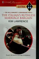 Book cover of The Italian's ruthless marriage bargain