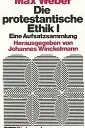 Book cover of Die protestantische Ethik I. Eine Aufsatzsammlung.