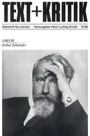 Book cover of Arthur Schnitzler