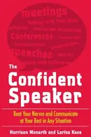 Book cover of The confident speaker