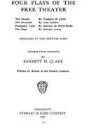 Book cover of Four plays of the Free theater...