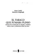 Book cover of El tabaco que fumaba Plinio
