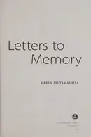 Book cover of Letters to memory