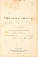 Book cover of An address to free colored Americans
