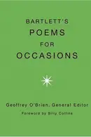 Book cover of Bartlett's poems for occasions