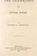 Book cover of The Glenaloon and other poems