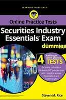 Book cover of Securities Industry Essentials Exam For Dummies with Online Practice