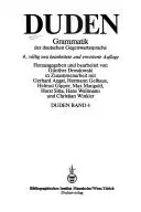 Book cover of Duden Grammatik