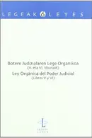 Book cover of Botere Judizialaren Lege Organikoa - Ley Orgánica del Poder Judicial