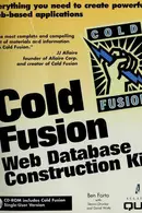 Book cover of The Cold Fusion Web database construction kit