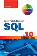 Book cover of SQL in 10 Minutes a Day, Sams Teach Yourself