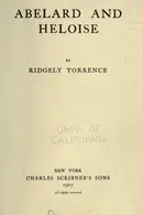 Book cover of Abelard and Heloise
