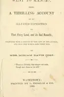 Book cover of Went to Kansas