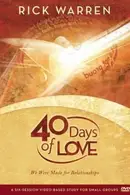 Book cover of 40 Days Of Love We Were Made For Relationships
