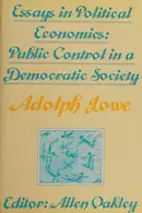 Book cover of Essays Political Economy