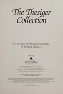 Book cover of The Thesiger Collection