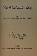 Book cover of The 60 minute chef