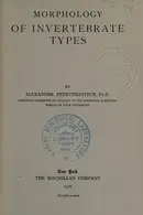 Book cover of Morphology of invertebrate types