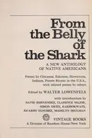 Book cover of From the belly of the shark: a new anthology of native Americans;
