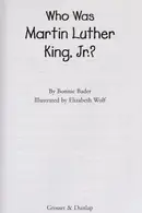 Book cover of Who was Martin Luther King, Jr.?