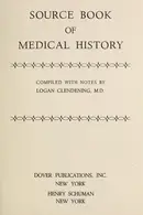 Book cover of Source book of medical history