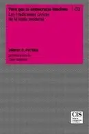 Book cover of Para que la democracia funcione