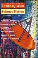 Book cover of The Magazine of Fantasy and Science Fiction, September 1960