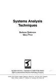Book cover of Systems Analysis Techniques