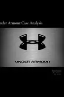 Book cover of Under Armour Case Analysis