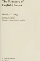 Book cover of The structure of English clauses