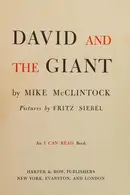 Book cover of David and the giant