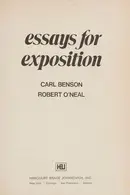 Book cover of Essays for exposition