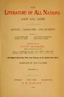 Book cover of The literature of all nations and all ages