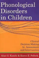 Book cover of Phonological Disorders in Children