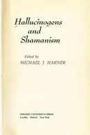 Book cover of Hallucinogens and shamanism